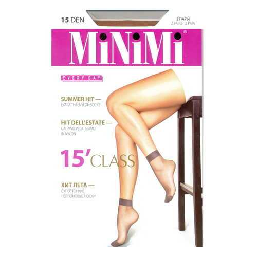 Капроновые носки женские MiNiMi CLASS-N 15 бежевые унив. в Атлантик
