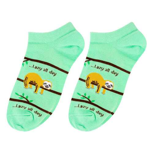 Носки женские Kawaii Factory Ленивец зеленые 35-39 в Атлантик