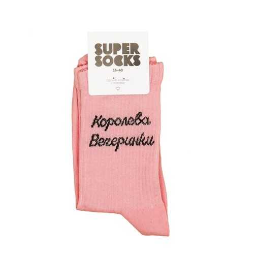 Носки женские Super Socks Koroleva Vecherinki розовые 36-40 в Атлантик